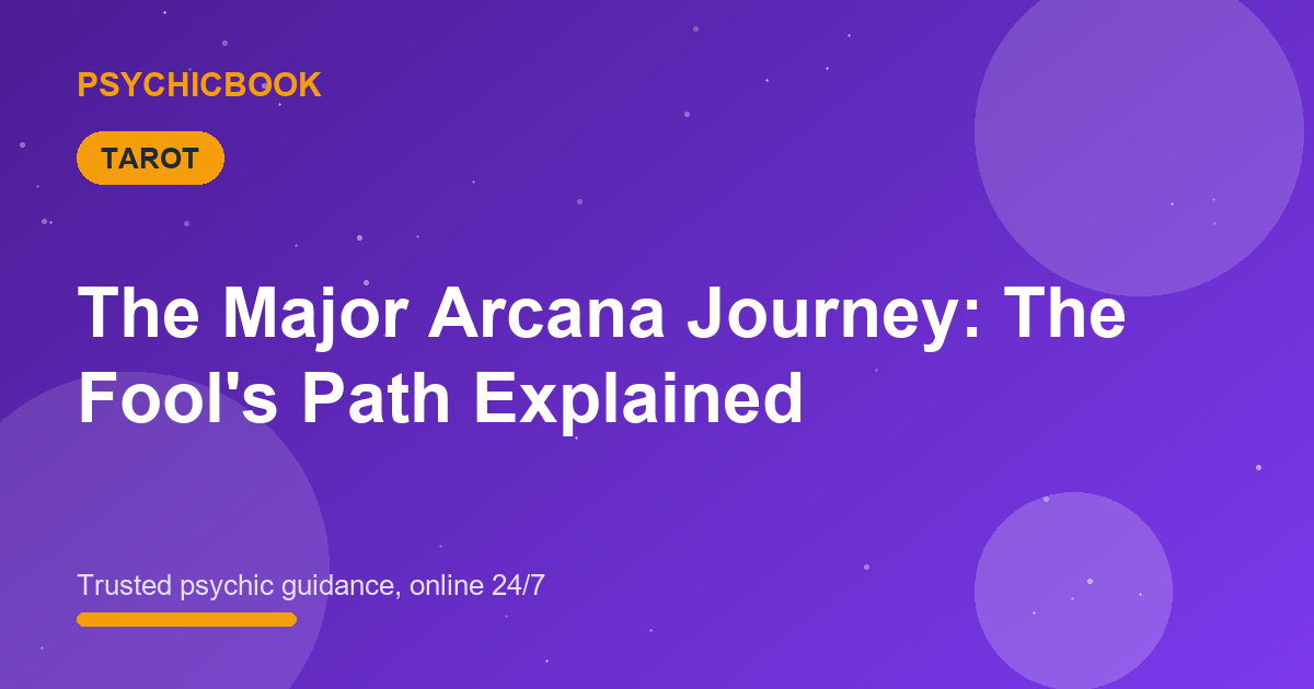 The Major Arcana Journey: The Fool’s Path Explained